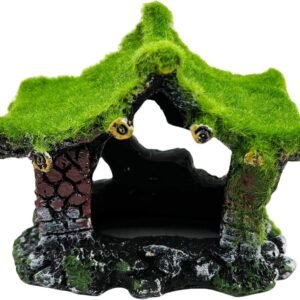 Resin Hollow Hideout House Aquarium Decoration